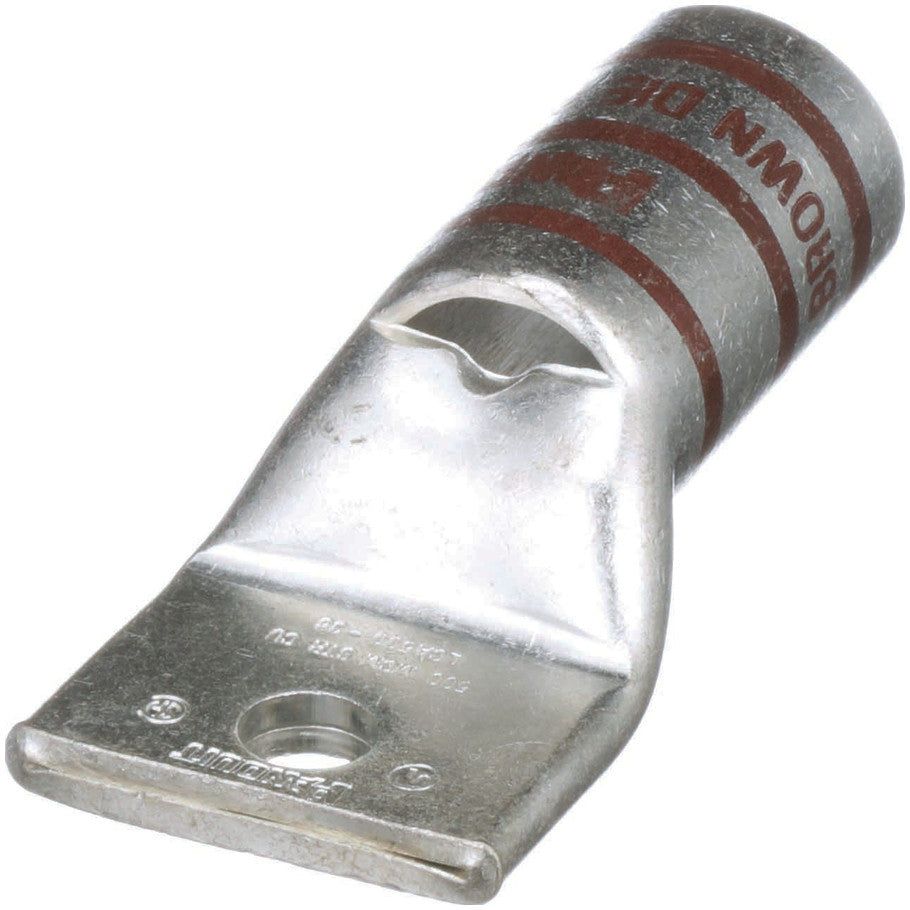 One-Hole Standard Barrel Lug with Inspection Window, 3/8 in., 500 kcmil