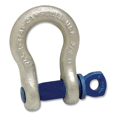 419 Series Anchor Shackles, 5/16 in Bail Size, 5 Tons, Screw Pin Shackle