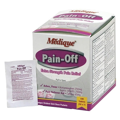 Pain-Off Pain Reliever, 50 per Box