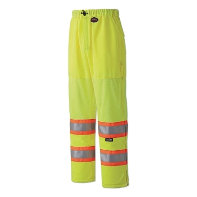 Hi-Viz Traffic Pant, Yellow/Green, Size L