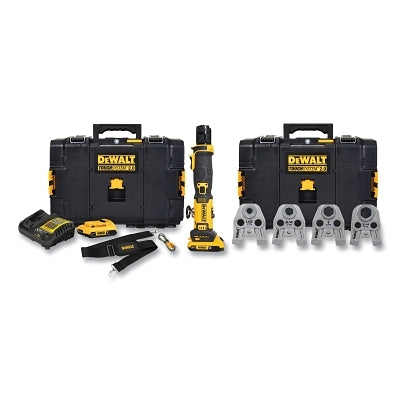 20V MAX* Press Tool Kit, Compact, w/CTS Jaws, 1-1/2 in to 1/4 in Cu and SS, 1/2 in to 1 in C-Steel, 1/2 in to 1-1/2 in PEX