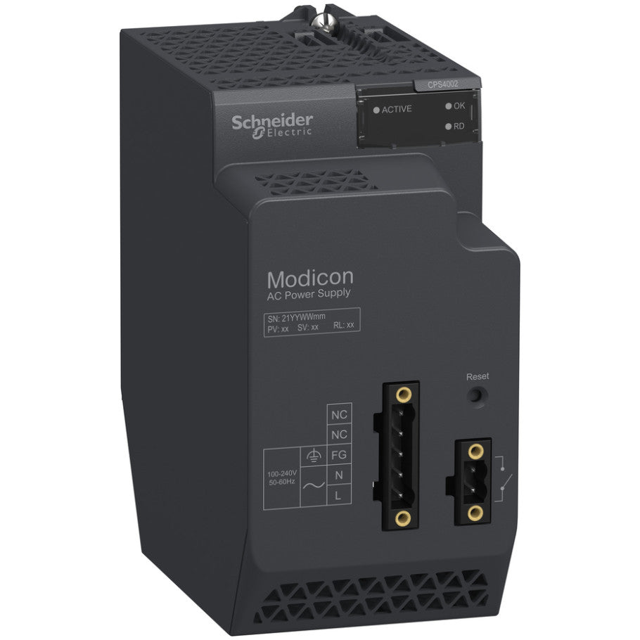 PLC Power Supplies, 0.52 at 240 V A Input, 1.04 at 115 V A Input, 85 to 264 V Input