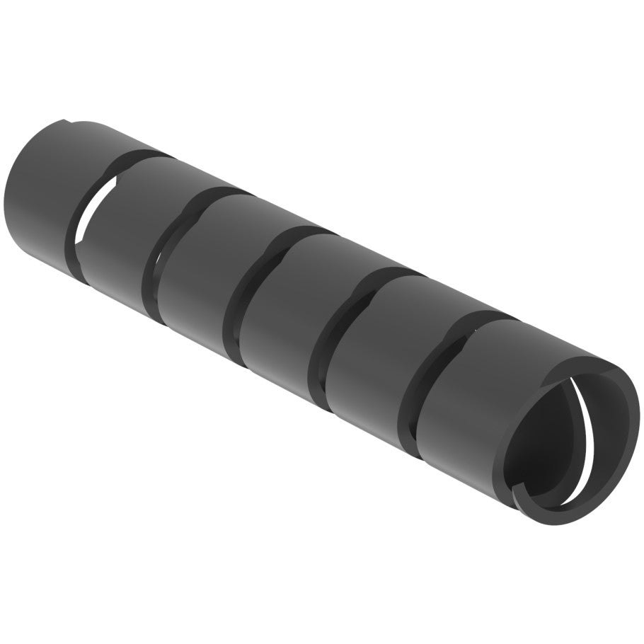 T25F-C0 Spiral Wrap, Black, UV PE, 0.1875" Min Dia., 100' Roll, PK1