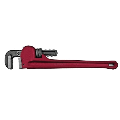 Adjustable Pipe Wrench, 15 Head Angle, Drop Forged Steel Jaw, 12 in