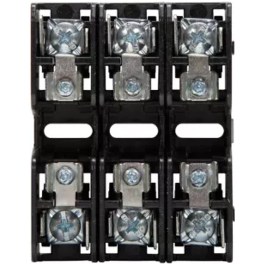 Midget Fuse Block With Pressure Plate and Quick Connects, 3-Pole