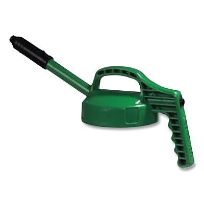 Stretch Spout Lid, 0.5 in dia, Mid Green, Engineering Plastic