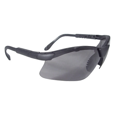 Revelation Safety Eyewear, Smoke/Anti-Fog Lens, Polycarbonate, Black Frame