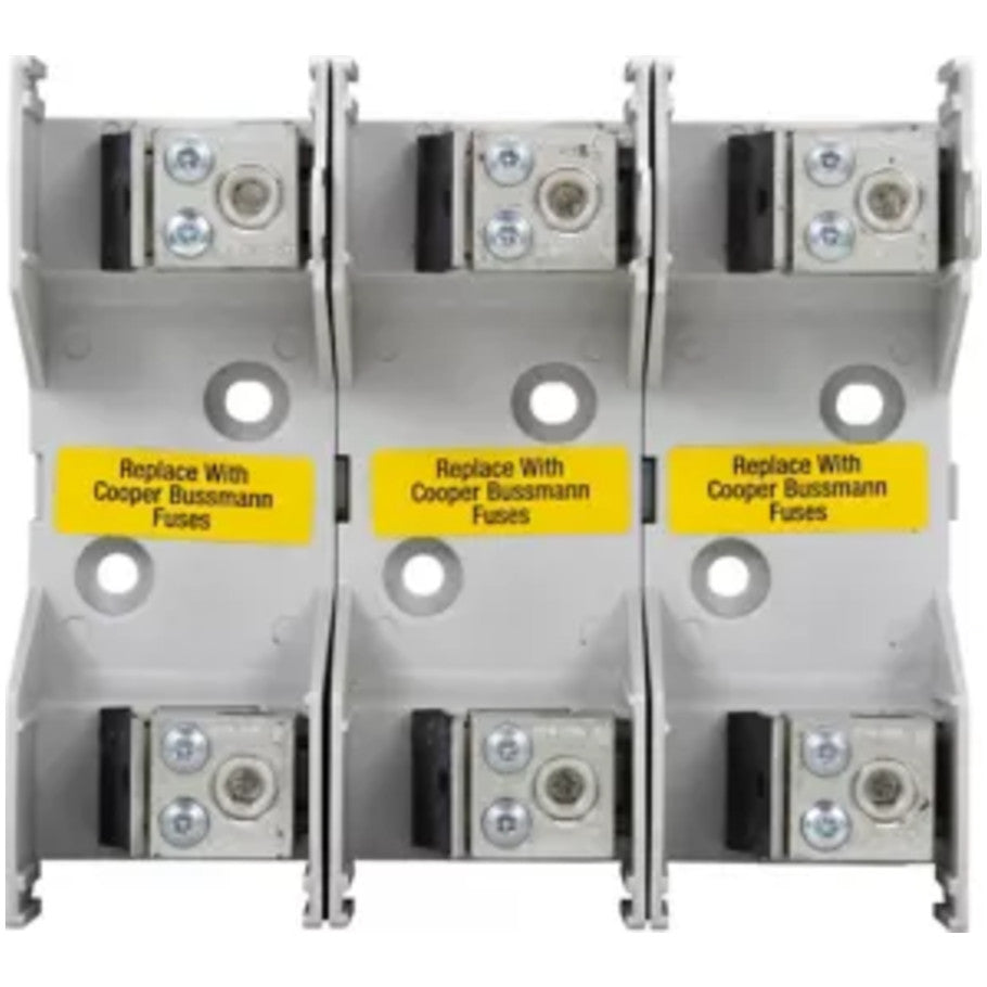 JM Series Class J Modular Knifeblade Fuse Block With Box Lug, 100A, 600V, 3-Pole