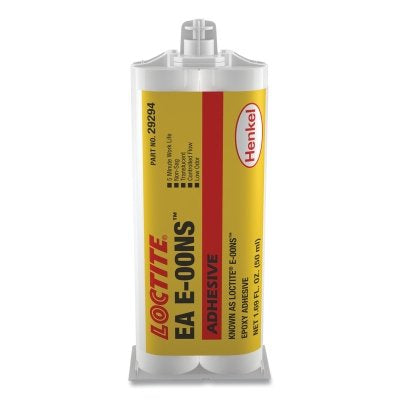 Loctite HYSOL E-00NS Epoxy Structural Adhesive, 50 ml, Dual Cartridge, Clear