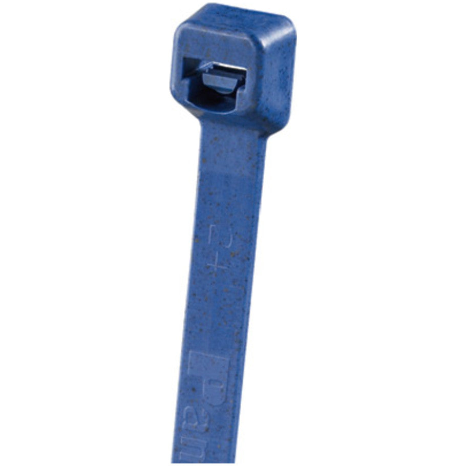 Pan-Ty PLT2S-C186 Cable Tie, Dark Blue, Met Det Polypropylene, 7.3"L, 30lb