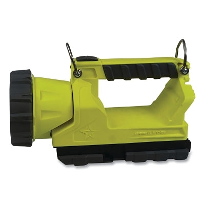 Raptor Rechargeable Flood Lantern, Lithium Ion Battery, 1500 Lumens, HI-Vis Green, 120 V NA and DC Chargers