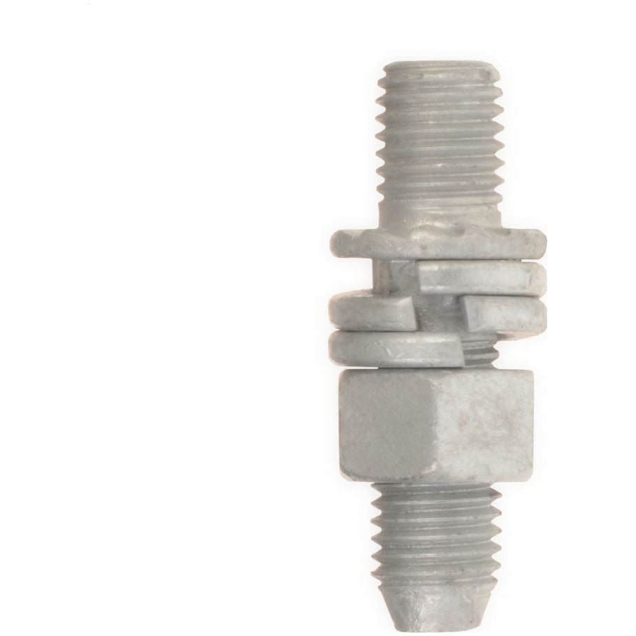 DF19M Series 5/8 x 1-3/4 in. Full-Thread Line Post Insulator Stud, Short Shank For Steel Crossarms