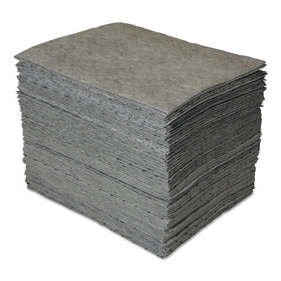 MAXX Enhanced General Purpose Absorbent, Absorbs 30 gal, 15 in W x 19 in L, Heavy Weight, Perforated, 1-Ply, Pad