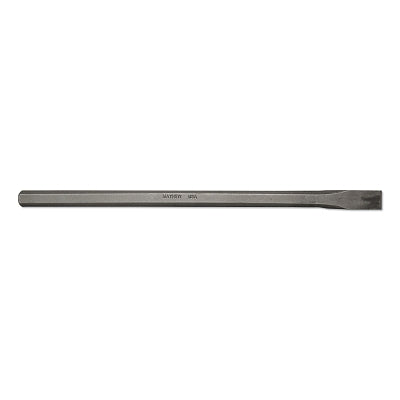 Extra Long Cold Chisels, 12 in Long, 3/4 in Cut, Sand Blasted, 6 per box
