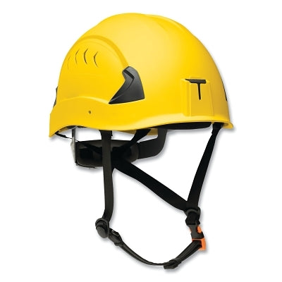 CH-2-400V Climbing Style Vented Hard Hat, 6-Point Rapid Dial, Yellow