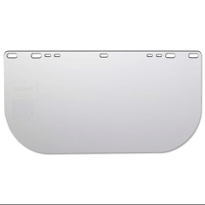 F10 PETG Economy Faceshield, Uncoated, Clear, 15.5 in W x 8 in H, Unbound