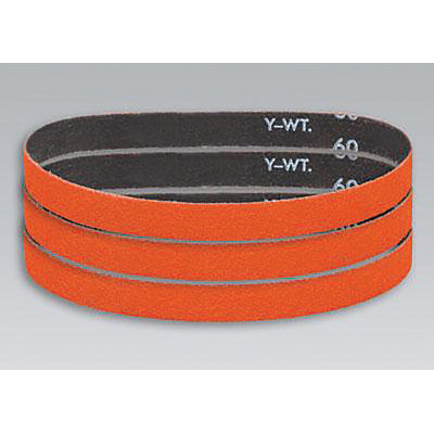 DynaCut Ceramic (CER) Narrow Abrasive Belt, 3/4 in W x 18 in L, 60 Grit