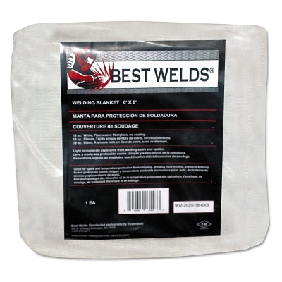 Welding Blanket, 3 ft X 3 ft, Fiberglass, Tan, 18 oz