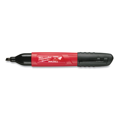 INKZALL Ink Marker, Black, Medium Chisel, 1EA/EA