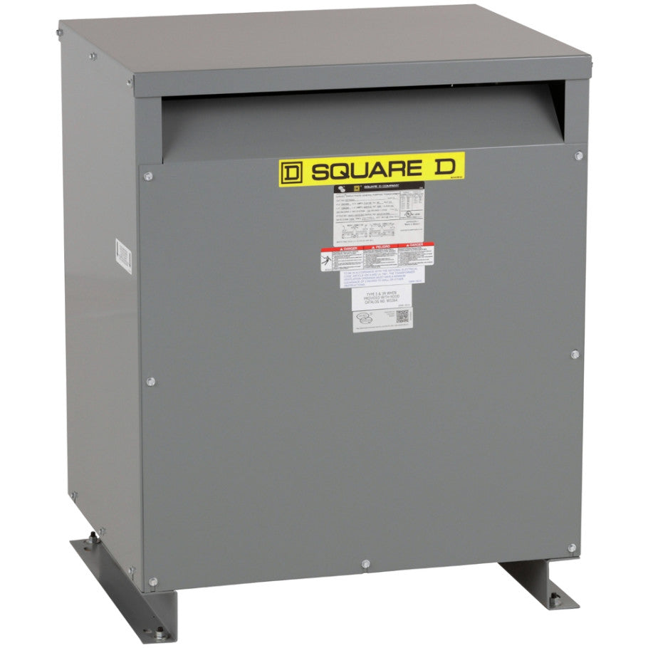 Dry-Type Transformer, General Purpose, 1-Phase, 75 kVA, 240 x 480V, NEMA 2