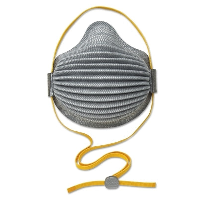 AirWave N95 Plus Organic Vapor Relief Disposable Respirator, M/L, Gray