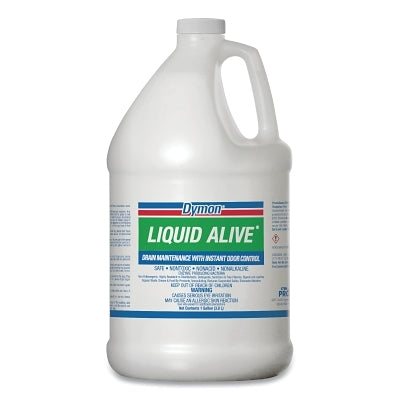 LIQUID ALIVE Drain Maintenance, Enzyme Producing Bacteria, 1 gal, Bottle, 4/CA