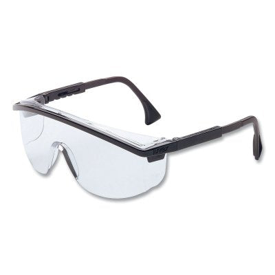 Astrospec 3000 Eyewear, Clear Lens, Polycarbonate, Anti-Fog, Black