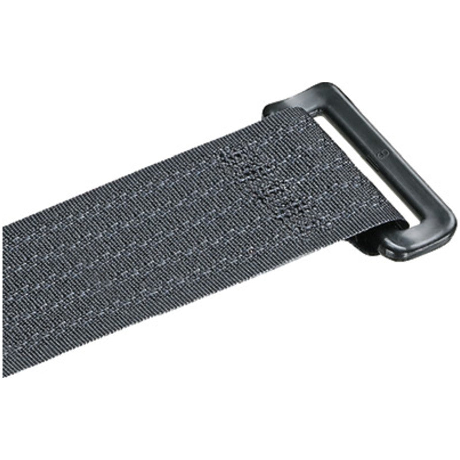 Hook   Loop Cinch Cable Tie, Black, 12 in. L