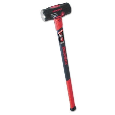 Sledge Hammer, 10 lb Head, 34.26 in Fiberglass Handle