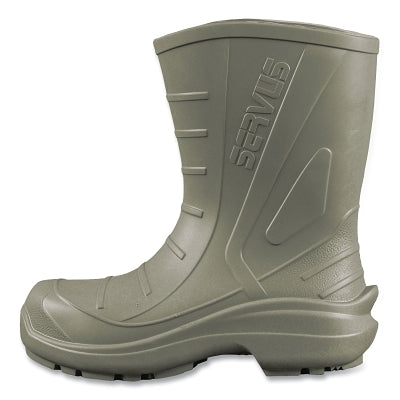 Work Light Life Boot, Size 13, 12 in H, Ethylene-vinyl Acetate, Olive