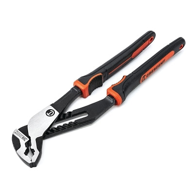 Z2 K9 V-Jaw Dual Material Tongue and Groove Plier, 12 in L, V-Jaw Jaw, 8 Adj, Carded, Straight Handle