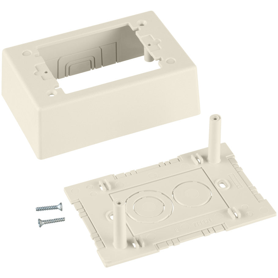 Non-Metallic Power Rated Outlet Box For LD Series Raceway