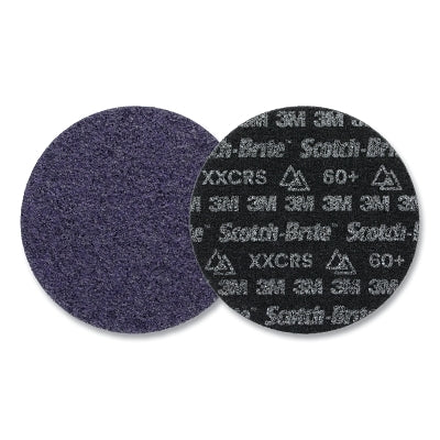 3M 068060-67225 Precision Surface Conditioning Disc, Heavy Duty, 7 in dia, NH, X-Extra Coarse, 60 Grit, 8600 RPM
