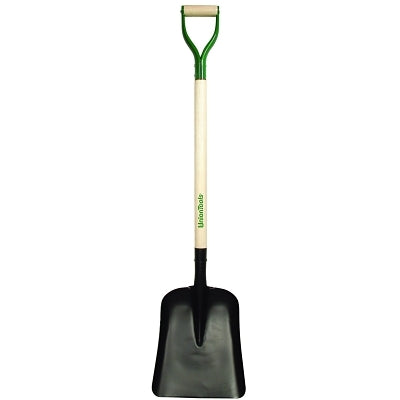 General and Special Purpose Shovel, 14.5 in L x 11.5 in W Blade, 29 in North American Hardwood D-Grip Handle