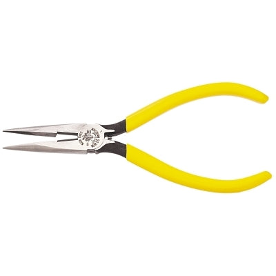 Standard Long-Nose Pliers, Steel, 6 5/8 in