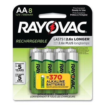 Platinum Pre-Charged Rechargeable Batteries, NiMH, AA