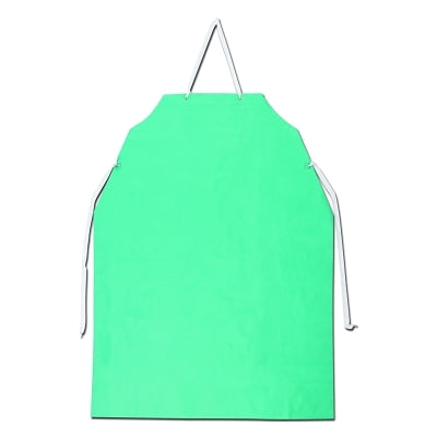 Dominator PVC Apron, 35 in x 45 in, 0.42 mm Thickness, Raw Edges, Aqua Green