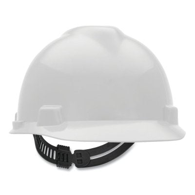 V-Gard Slotted Hard Hat Cap, Staz-On Suspension, White