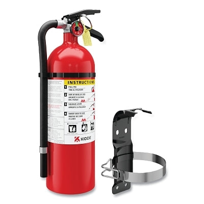 Pro Multi-Purpose Fire Extinguisher, ABC Fire Type, 5 lb Capacity, Includes Strap Bracket
