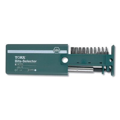 11-Pc Security TORX Bits-Selector and Magnetic Bit Holder Set, Includes T7s to T40s Bits, 1/4 in Magnetic Holder and Case