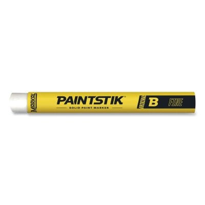 Paintstik Original B Solid Paint Marker, 3/8 in dia, 4-3/4 in L, White