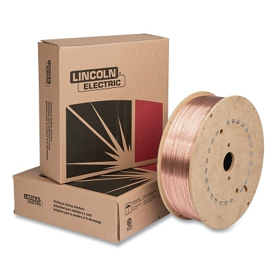 SuperArc XLS MIG Wire, 0.045 in dia, 44 lb Fiber Spool, Copper Coated Mild Steel