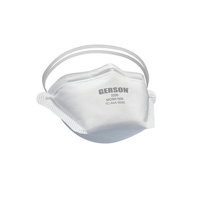 Extreme Comfort Disposable N95 Particulate Respirator, Universal Size, White, 50/Box