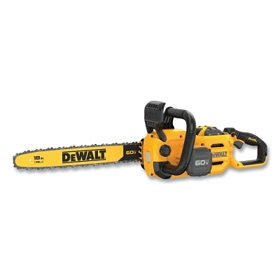 60V MAX* Brushless Cordless Chainsaw, 18 in L, Kit, Incl 9.0 Ah Batt/Chrgr/Bar Sheath/Tensioning Tool