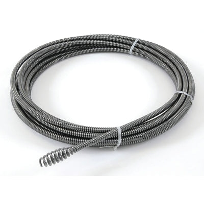 Sink/Sectional Drain Cleaner Cable, 5/16 in x 25 ft, with Bulb Auger, C-1
