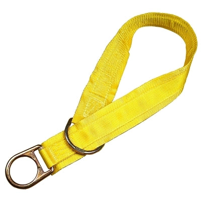 3M 1003000 Web Tie-Off Adaptor, 3 ft, Pass-Thru D-Ring, 310 lb Load Cap, 5000 lb Break Strength