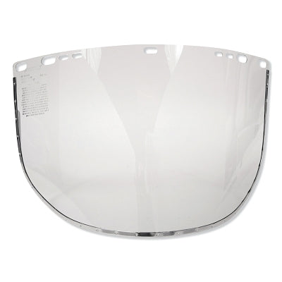 F30 Acetate Faceshield, 34-40, Uncoated, Clear, D Shape, Bound, 15.5 in L x 9 in H