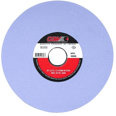 AZ Cool Blue Surface Grinding Wheels, Type 7, 14 X 2, 5" Arbor, 46, I