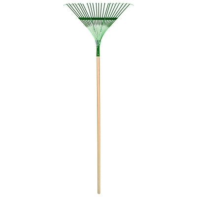 Leaf Rake, 22 in Steel Blade, 48 in Hardwood Handle
