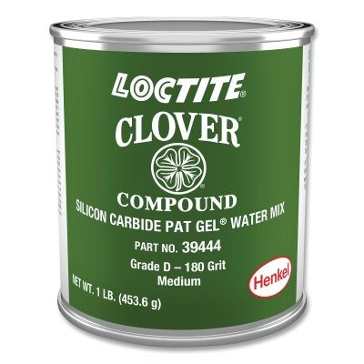 Clover Silicon Carbide Pat Gel Water Mix, 180 grit, 1 lb cap, Can, Mild Odor